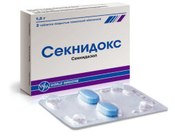 Secnidox (Secnidazole) 2 tablets 1 gr