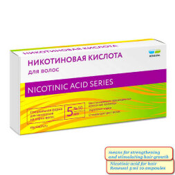 Nicotinic acid for hair Renewal 5 ml 10 ampoules